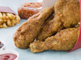 %22Southern+Fried+Chicken+In+A+Box+With+Fries%2C+Baked+Beans%2C+Coleslaw+And+Sauces%22