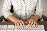 Businesswoman+Typing+