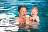 Grandfather+swimming+with+grandson