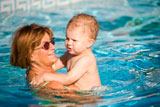 Grandmother+swimming+with+grandson