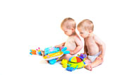 Baby+twins+playing