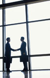 Side+profile+of+two+businessmen+shaking+hands