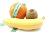 light+snack+on+diet+-+banana+orange+and+kiwi