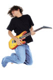 Boy+Jumping+With+Electric+Guitar.+Motion+blur+in+head+and+upper+body.++Shot+in+studio+with+the+Canon+20D.
