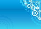 Vector+illustration+of+an+industrial+clockwork+pattern+background.+Horizontal.+Technology%2Findustry+concept+in+blue.