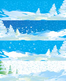 Winter+web+banners+vector+illustration