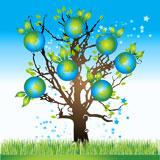 Tree+with+globes%2C+spring
