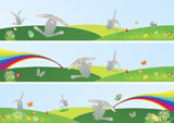 Vector+Easter+spring+web+banner+set+with+space+for+your+text