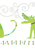 vector+illustration+of+green+dogs.+You+can+see+Cats+communication+in+my+gallery
