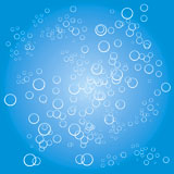 Abstract+blue+bubbles+background%2C+vector+illustration
