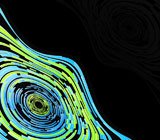 Vector+illustration+of+modern+abstract+lined+circles+flowing+outwards.+Highly+detailed.+Cool+pattern+spiraling+inward.
