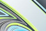 Vector+illustration+of+a+modern+lined+art+background+in+blue+and+green+flowing+colors.