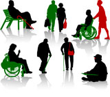 Silhouette+of+old+people+and+disabled+persons
