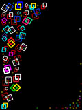 abstract+colorful+square+background+over+black