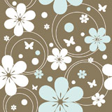 seamless+pattern+with+flowers+and+butterflies%2C+vector+illustration
