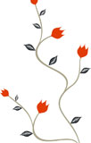 Vector+floral+pattern+-+background+with+branch+of+red+rose