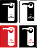 Don%27t+disturb+-+stylized+vector+sign.+Label+on+hotel+door.+Door+handle.