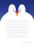 Penguin+card+with+space+for+your+text%2C+vector+illustration