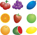 Illustration+of+a+number+of+fruit+and+veg+that+could+be+used+as+a+background