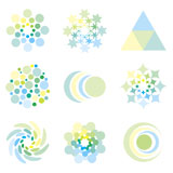 Icon+design+elements+in+illustrated+pale+pastel+colors