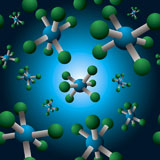Seamless+repeating+molecule+design+in+green+and+blue