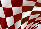 Red+and+white+checker+flag+bellowing+in+the+wind