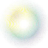 Illustrated+rainbow+sun+made+out+of+a+circular+design+radiating+out