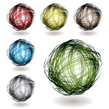 Scribble+balls+with+colour+variation+with+drop+shadow