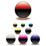 Colorful+gel+filled+icon+button+with+glowing+ring+shadow