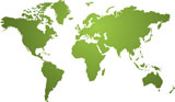 Illustration+of+a+world+map+in+two+tone+green+ideal+as+a+background