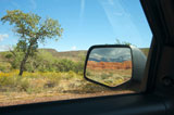 Red+Rock+Of+Utah+in+Car+Mirror