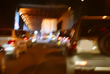 Cars+moving+traffic+with+brurred+motion+headlights+on+the+tunnel