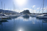 Beautiful+marina+view%2C+sailboats+and+motorboats+in+blue+water