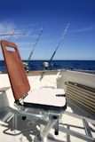 Big+game+boat+wooden+fishing+chair+for+tuna+wahoo+and+marlin