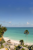 Caribbean+turquaise+sea+view+in+Tulum+Mexico