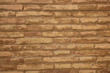 Brown+brick+wall+in+cream+beige+color+pattern+background