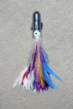 feather+skirted+lure+for+big+game+angler+fish+colorful+jet+head