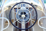boat+rudder+wheel+white+sailboat+detail+beautiful+yacht
