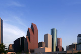 City+skyscraper+downtown+buildings+urban+view+Houston+Texas