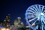 Ferris+wheel+at+the+fair+night+lights+in+Houston+Texas