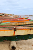 Africa+Senegal+Atlantic+coast+fishermen+boats+in+a+row