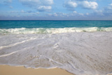 Caribbean+sea+tropical+turquoise+beach+blue+sky+in+Mexico