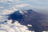 ++Popocatepetl+volcano+in+Mexico+DF+city+aerial+view+from+aircraft+++