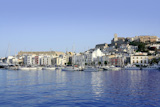 Ibiza+island+harbor+in+Mediterranean+spanish+sea