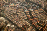 mexico+df+city+town+aerial+view+from+airplane+central+america