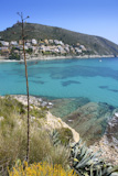 moraira+mediterranean+turquoise+sea+high+view+in+Alicante+Spain