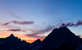 Silhouette+of+south+side+of+Matternhorn+at+sunset.+West+Alps+%2C+Italy