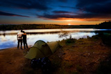 Camping+Lake+Sunset