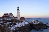 Lighthouse+On+A+Snowy+Coast