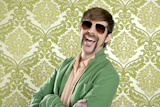 geek+retro+salesperson+man+funny+mustache+sunglasses+in+green+wallpaper